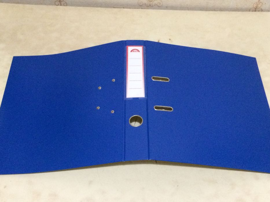 папка, бокс,твёрдая, болшая, для файлов, синяя