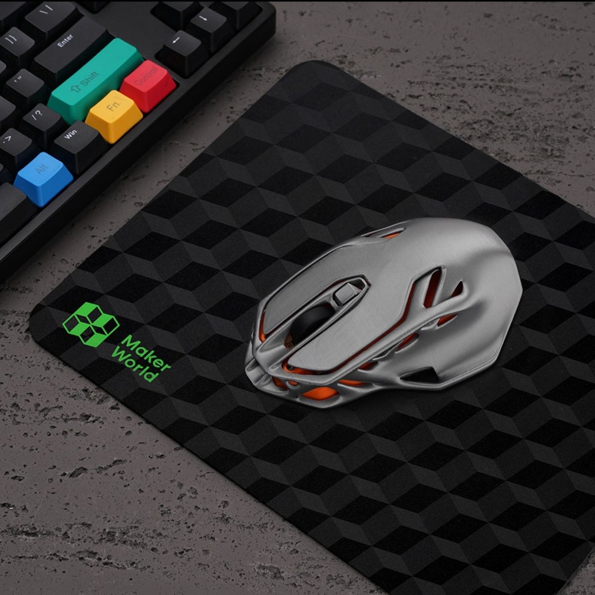 Bambu lab myszka komuterowa kit makerworld Wireless Mouse Components