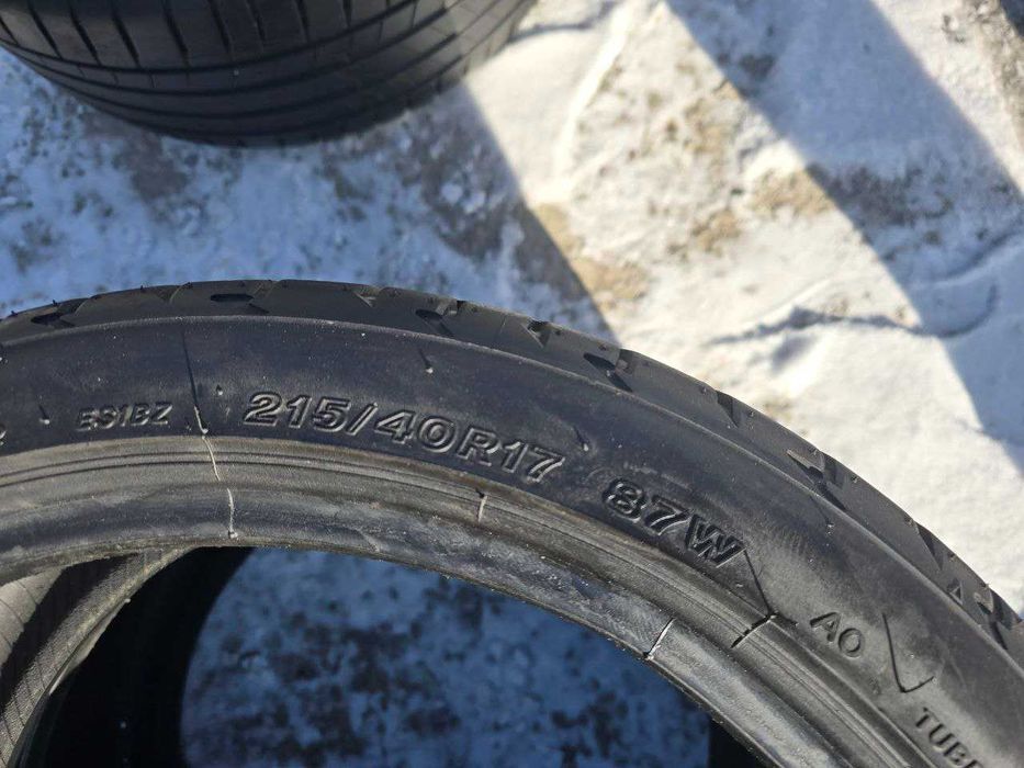 Шини б/у 215/40 R17 Bridgestone