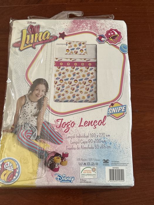 Conjunto lençois e fronha Soy Luna