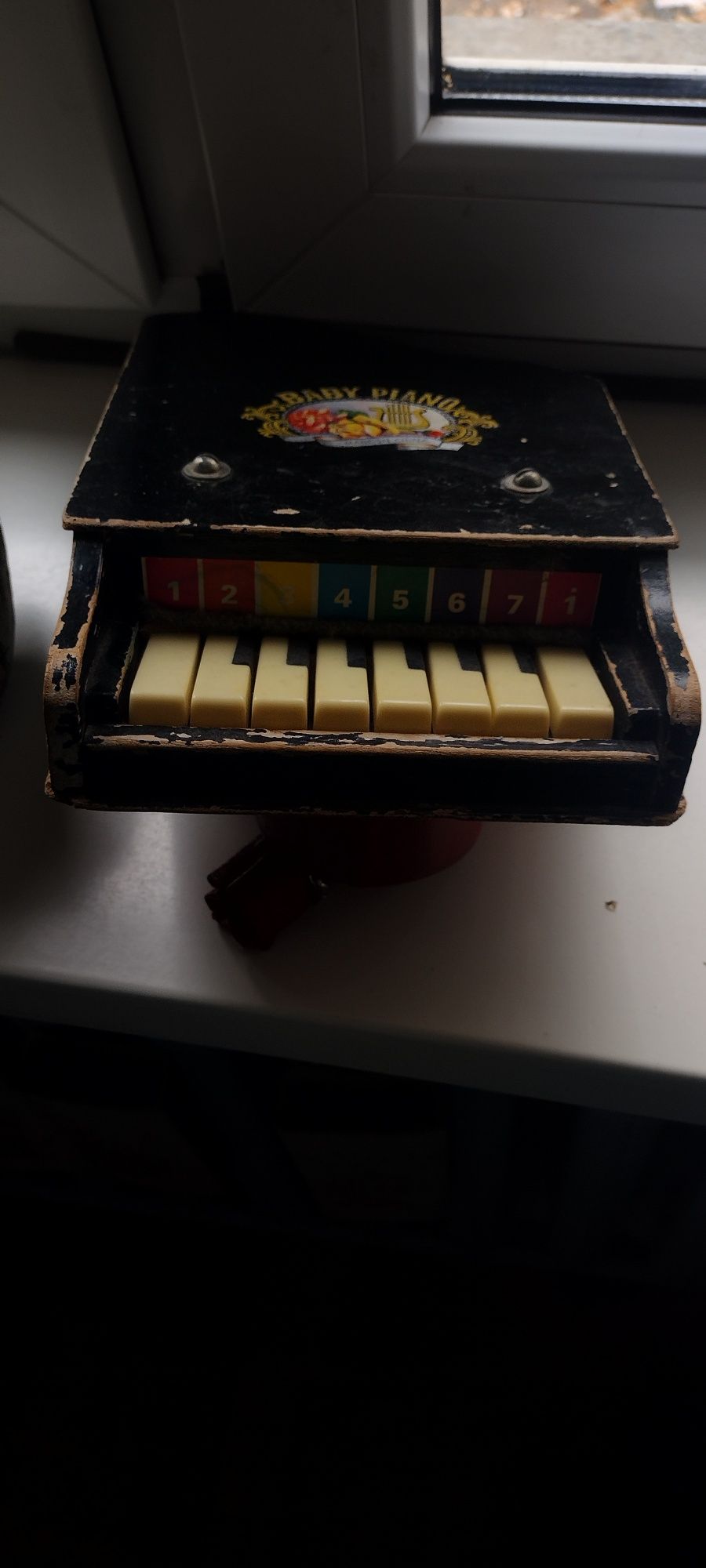 Stara zabawka pianino Baby Piano.
