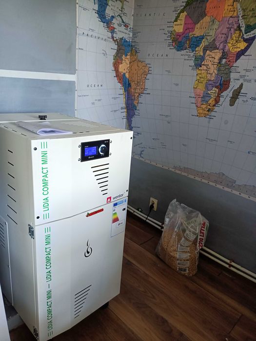 Kocioł na pellet na dotacje Lidia Compact mini 10 kW piec na pellet