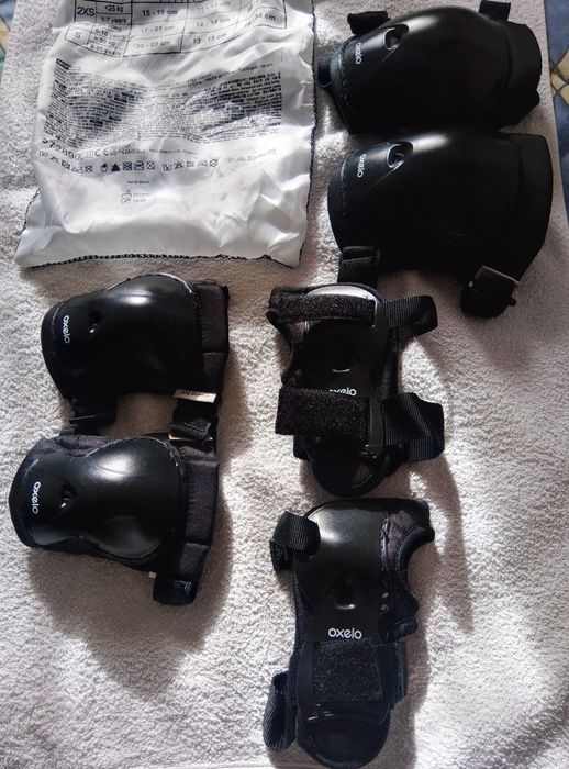 JJoelheiras, cotoveleiras e proteção de pulso