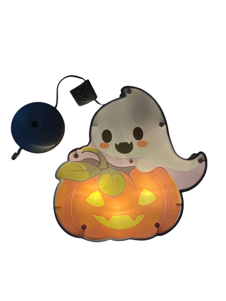 Lampka LED z dźwiękiem, dekoracja na halloween nr.8009