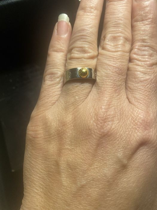 Louis vuitton original semi novo pulseira com anel