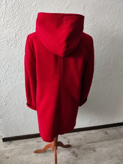 Nowy czerwony płaszcz damski zimowy 48 Martex