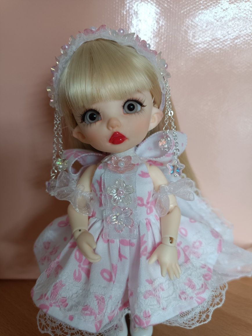 komplet ubranek "Bajkowa Wróżka" dla lalki . Handmade