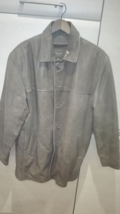 Casaco de pele para homem castanho