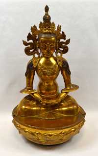 Стара бронзова скульптура Будда, Бодхісаттва. Індія.