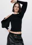 Sweter Zara odkryte ramiona