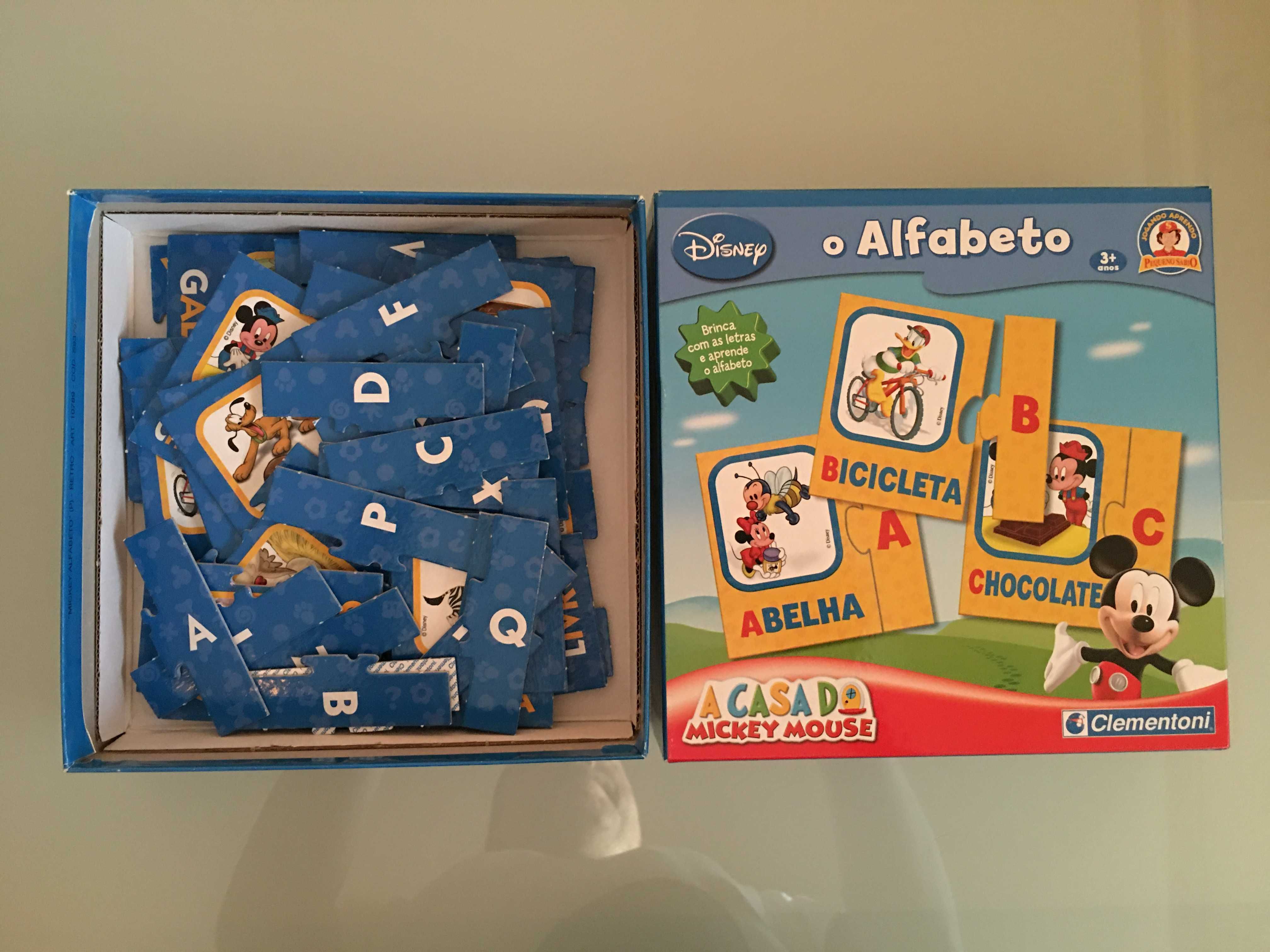 O alfabeto do Mickey (Disney) Clementoni - Completo e c/NOVO c/portes