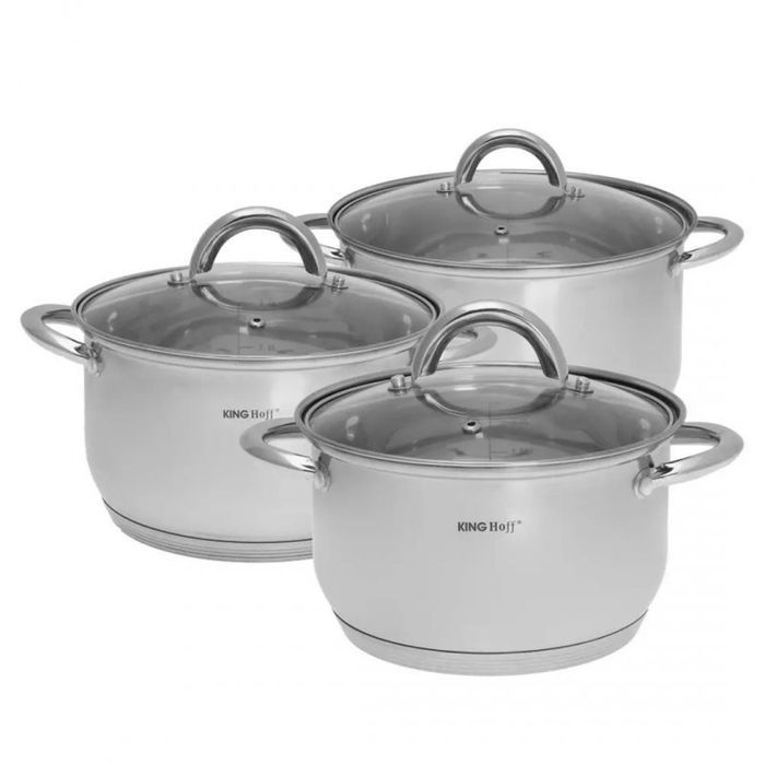 kinghoff zestaw garnków 6 elem. kh-4447