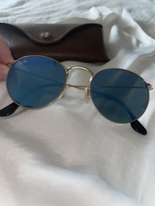Óculos de sol espelhados azuis - Ray Ban
