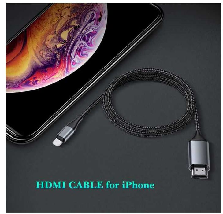 Kabel HDMI dla iPhone 2m 1080P HD