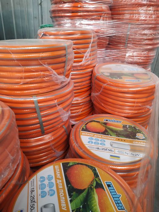 Шланги для поливу з ПВХ . Бухти 18,20,25,30,50 м! СКЛАД! Смачні ціни!