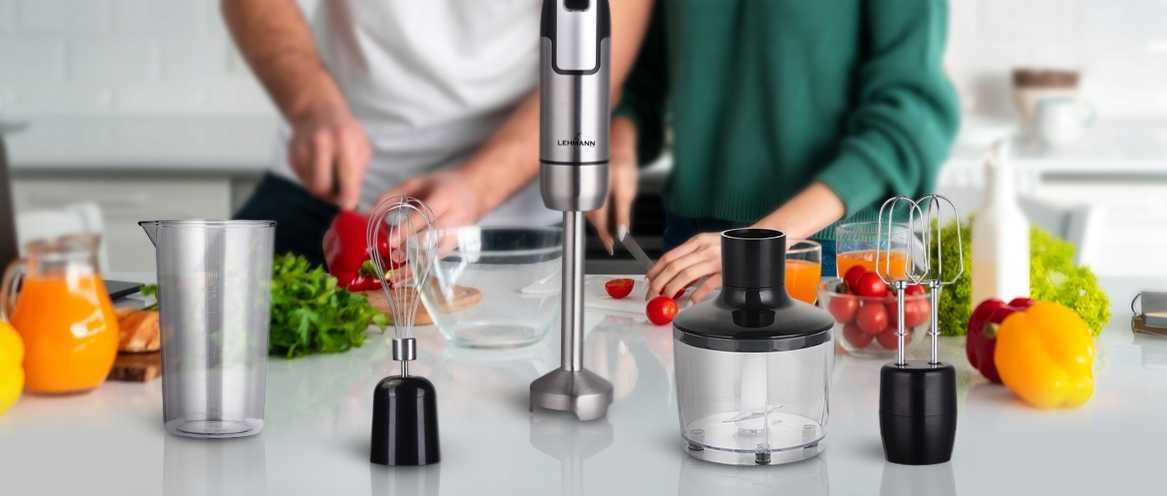 Nowy Mocny Blender Ręczny Wielofunkcyjny Mikser 1200 *PROMOCJA*