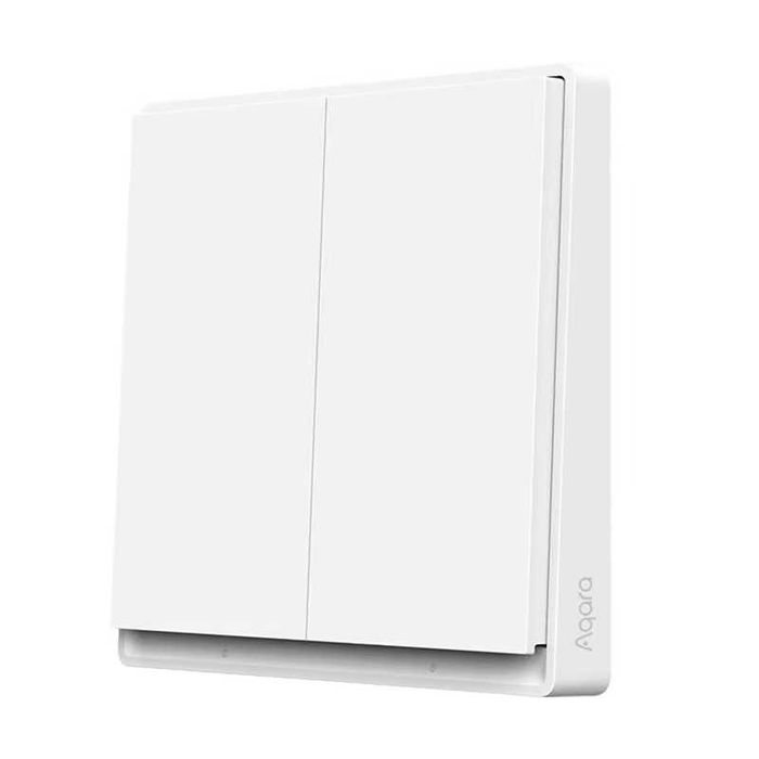 Вимикач Aqara E1 Wall Switch EU Zigbee 3.0 на 2 клавіші