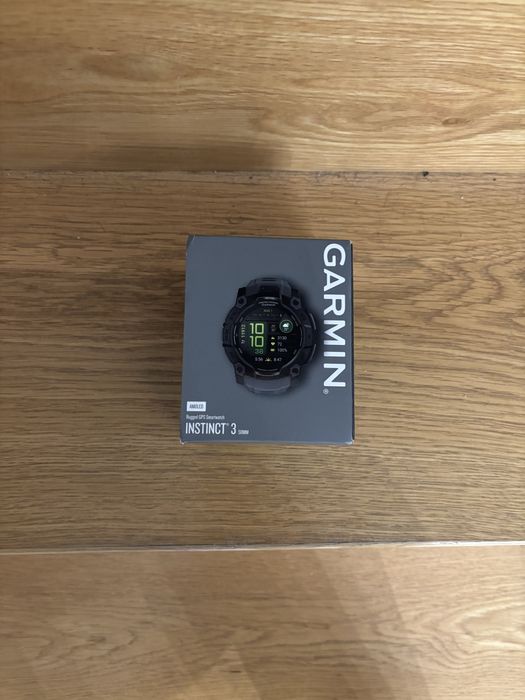 Zegarek Garmin Instinct 3 (50mm) AMOLED Nowy nieotwierany czarny