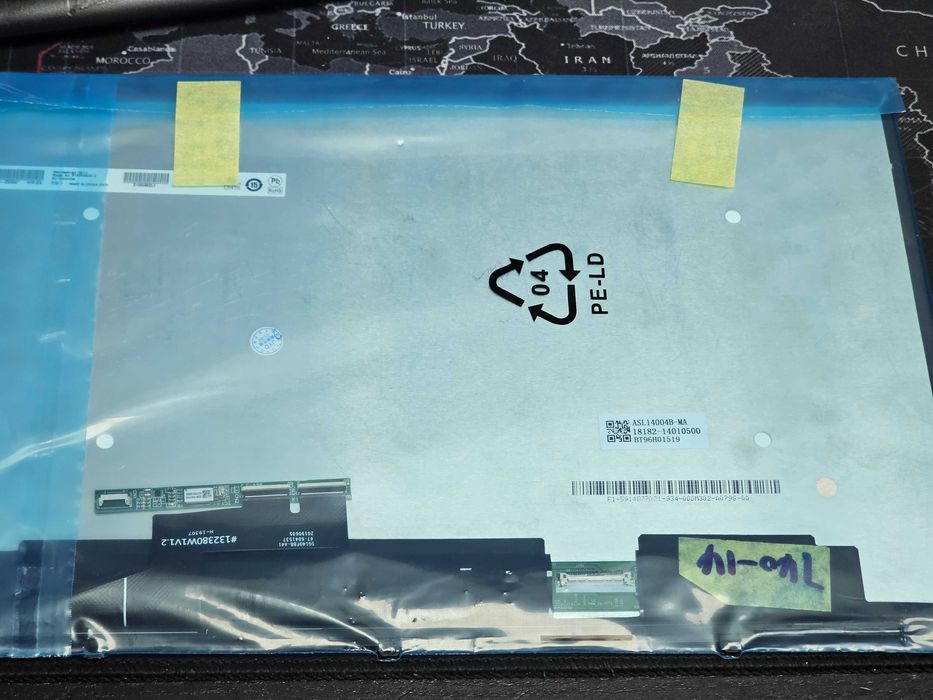 Ekran Lenovo Yoga C740-14IML matowy, dotykowy