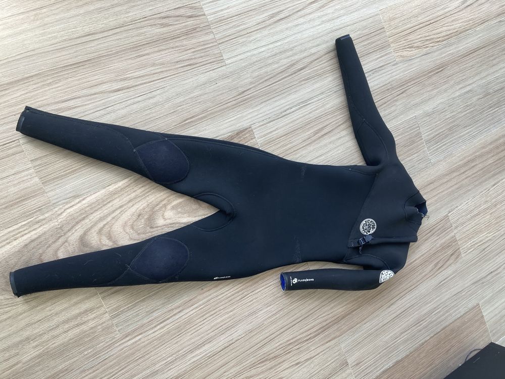 Rip Curl Flashbomb wetsuit 4/3 fato de surf junior 8