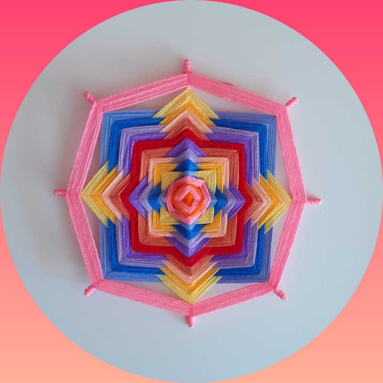 Mandalas grandes, feitas à mão, únicas.