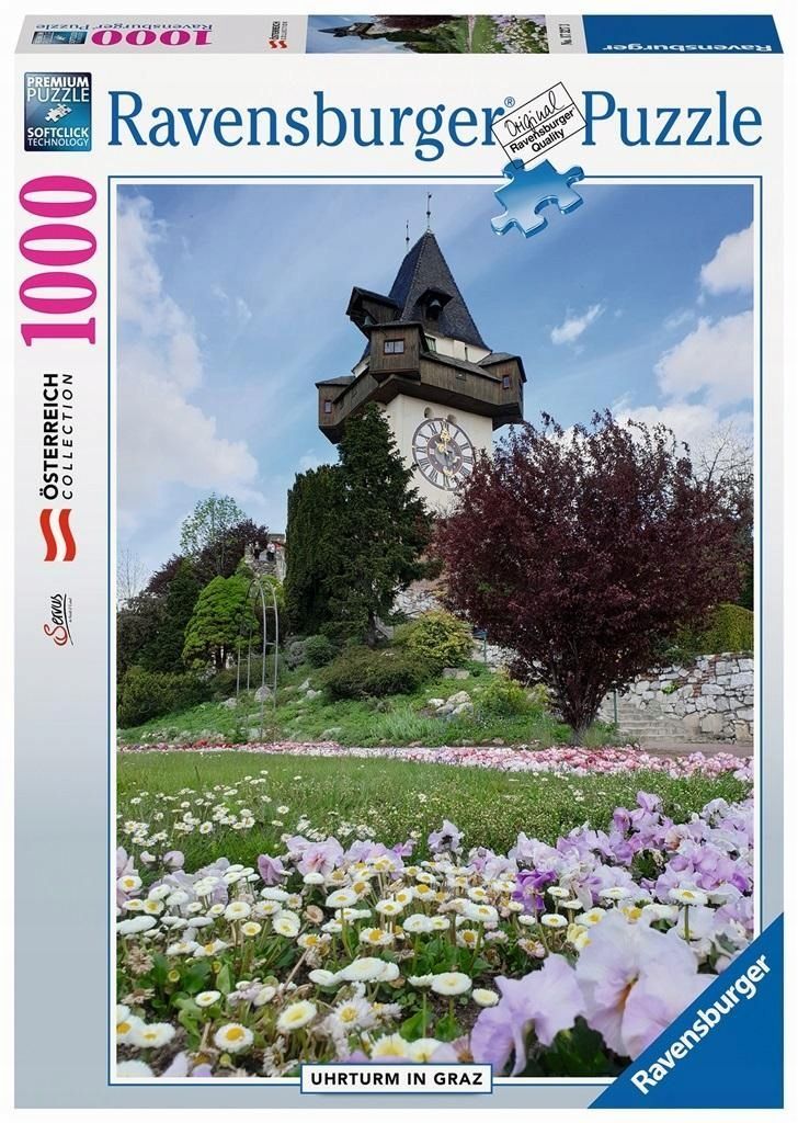 Puzzle 1000 Uhrturm Graz, Ravensburger