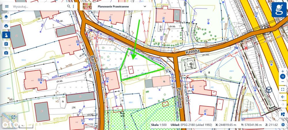 Na sprzedaż działka budowlana 3,5 ar. ul. Kępska Kraków 209 000 zł.