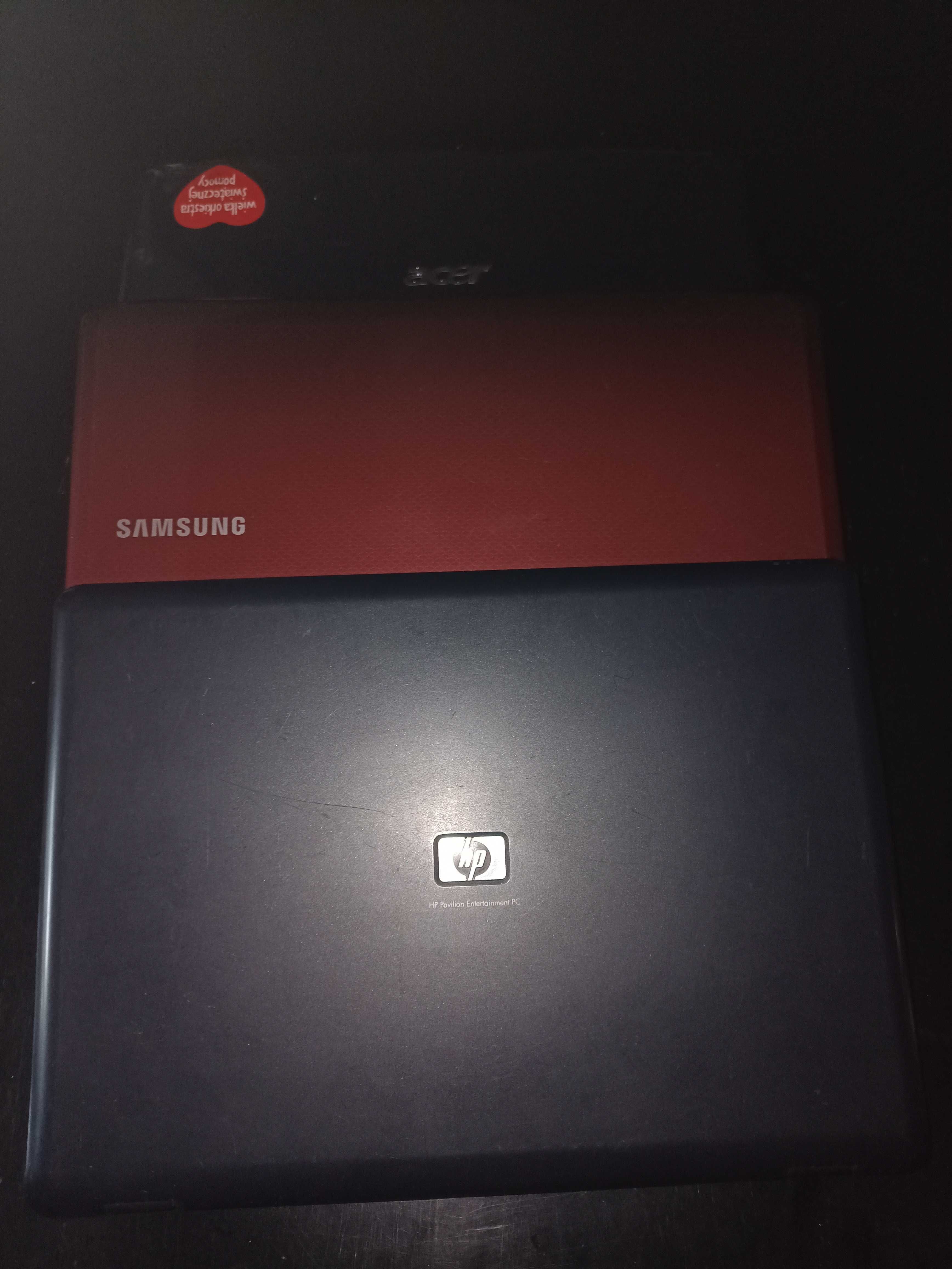 Laptopy HP Samsung Acer
