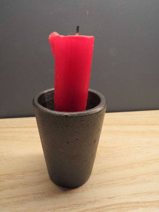 świecznik żeliwny dwustronny IKEA