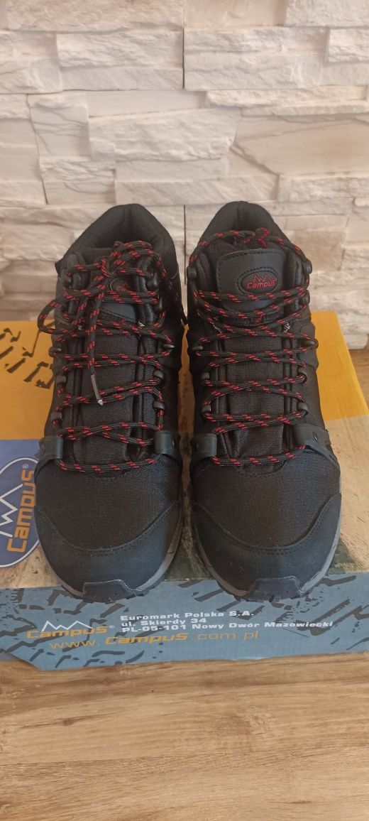 Nr 42 CAMPUS Nowe Buty Trekkingowe Membrana Nieprzemakalne