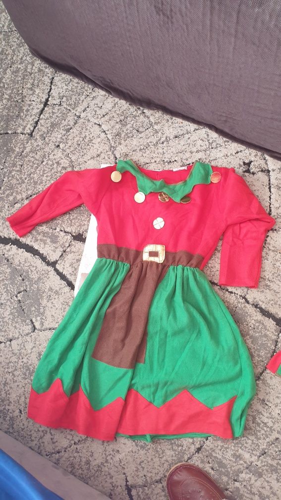 Strój karnawałowy elf dla dziewczynki