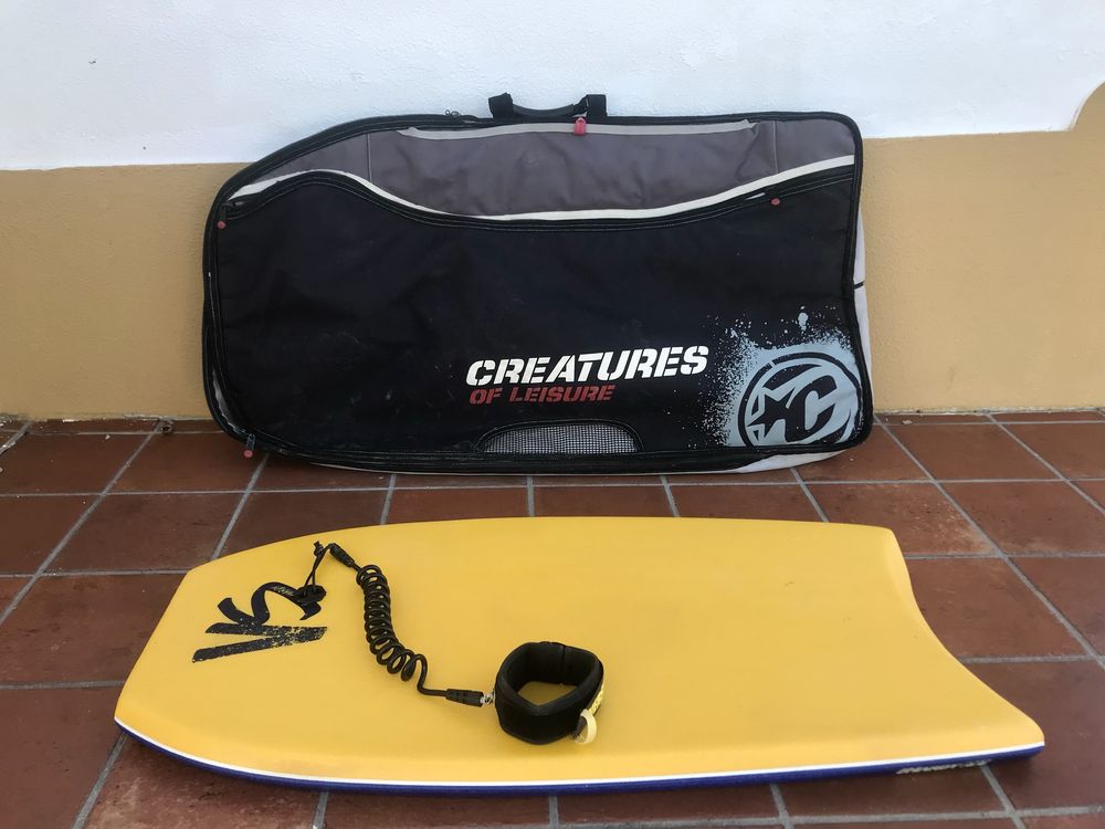 Prancha bodyboard VS Ryan Hardy & capa creatures of leisure