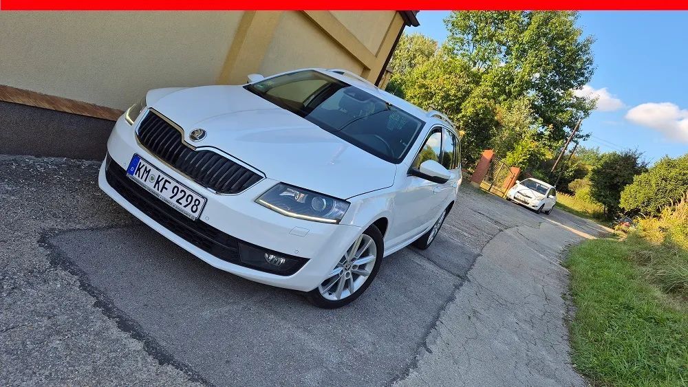Skoda Octavia 2L-150Km-Bi Xenon Ledy Duża Navi Pół Skóra-Łopatki f1