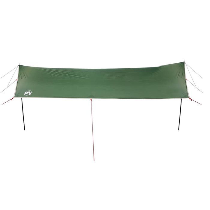 vidaXL Płachta biwakowa, zielona, 460x305x210 cm, wodoszczelna