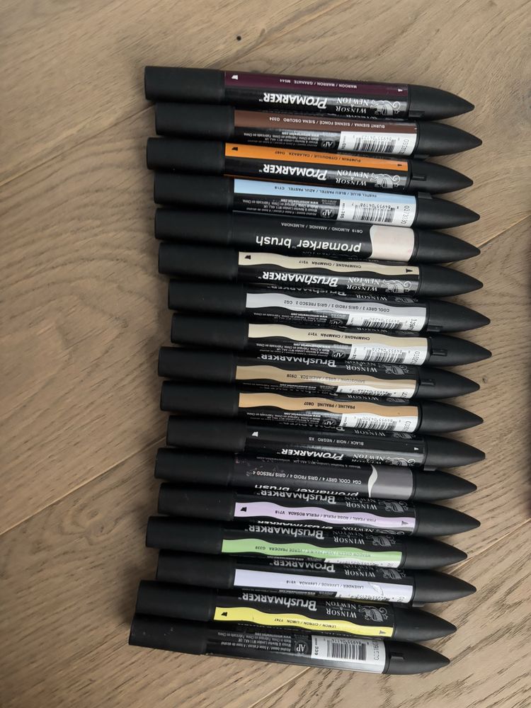 Zestaw markerow winsor & newton + creadu