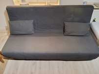 IKEA sofa rozkładana 3 osobowa Beddinge Levios z pojemnikiem