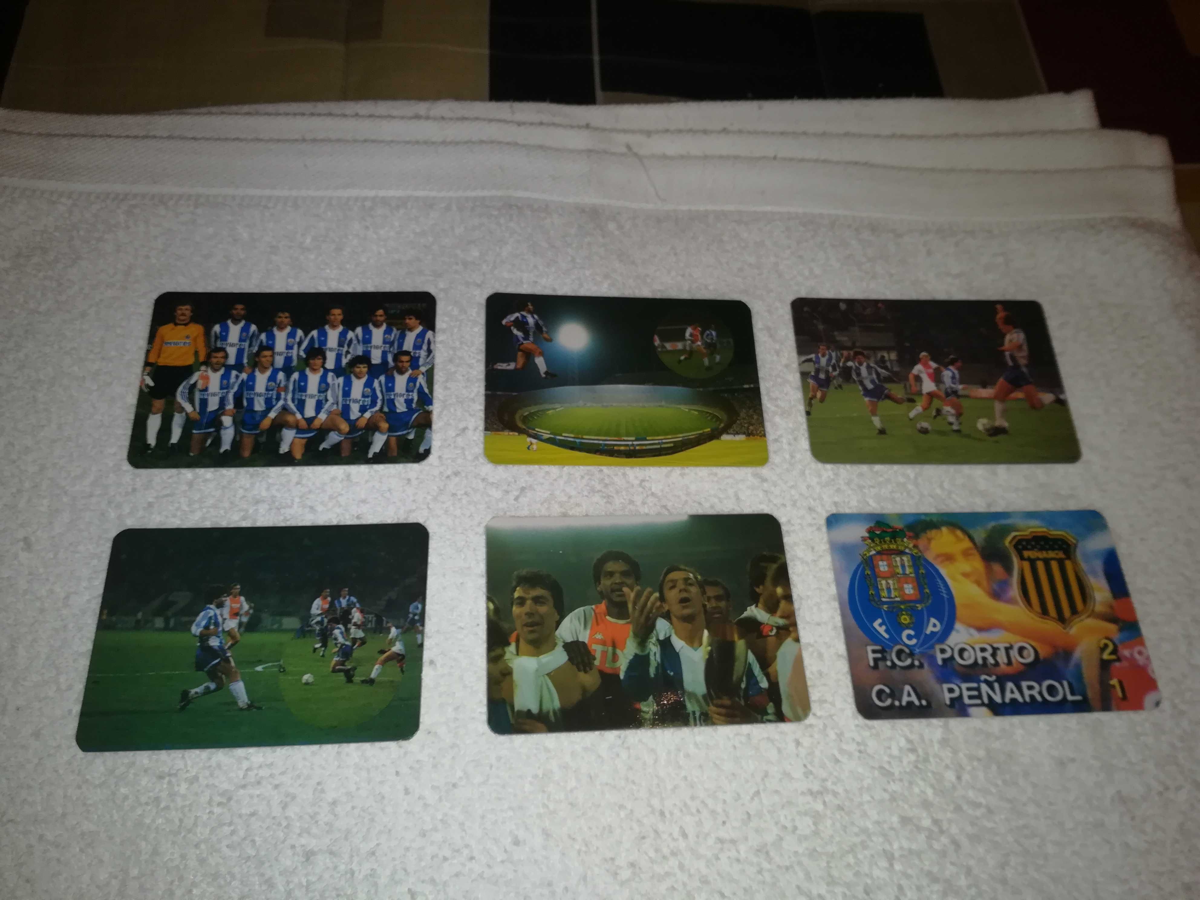 f c porto (6 calendários) super taça europeia e intercontinental 1987