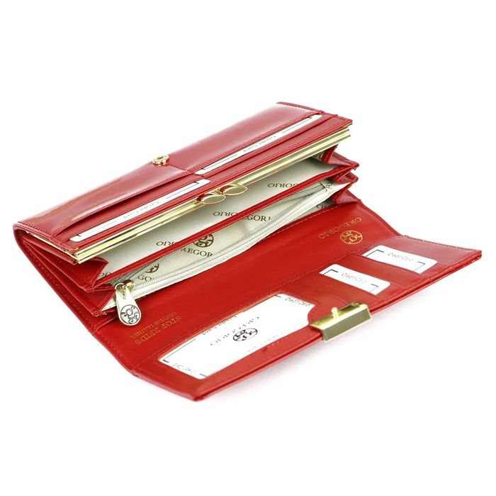 damski portfel gregorio  skóra naturalna