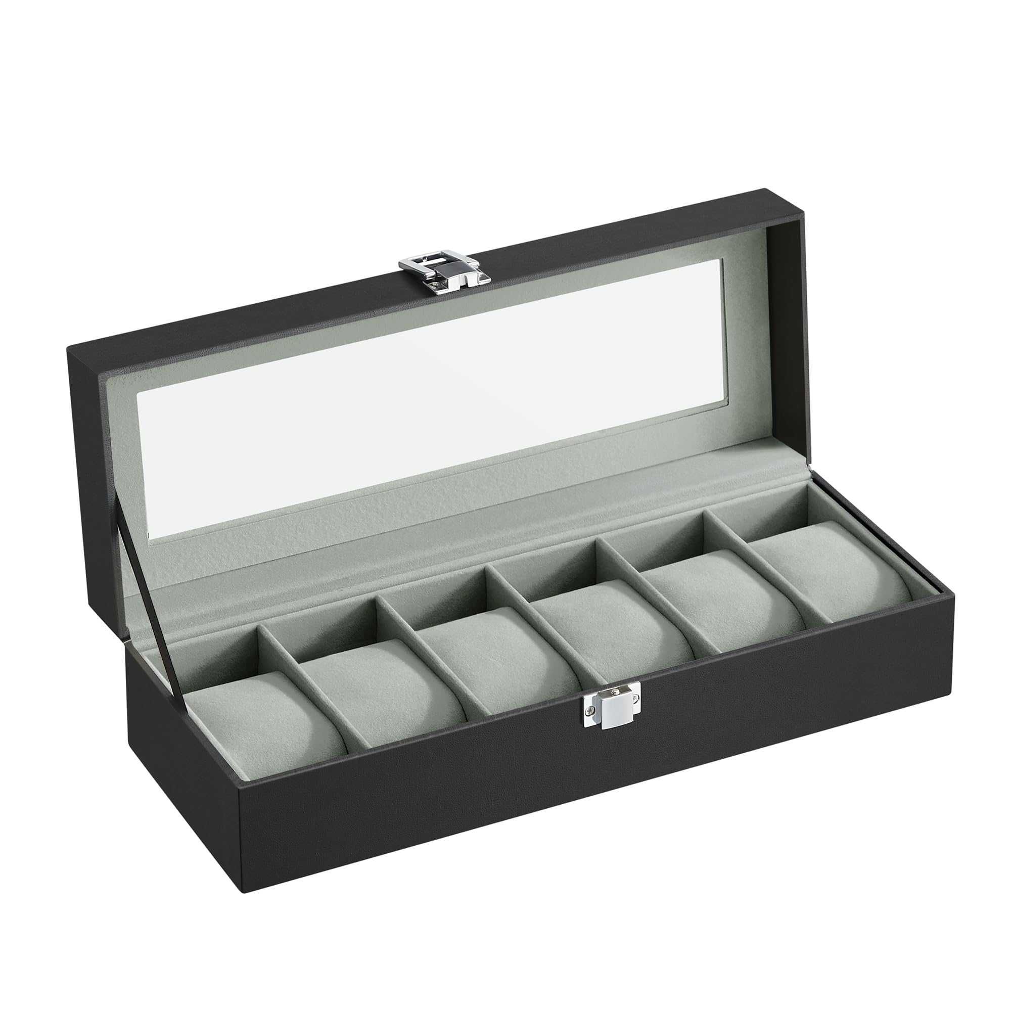 Nowe pudełko/ szkatułka/ etui/ organizer/ zegarek/ SONGMICS !5946!