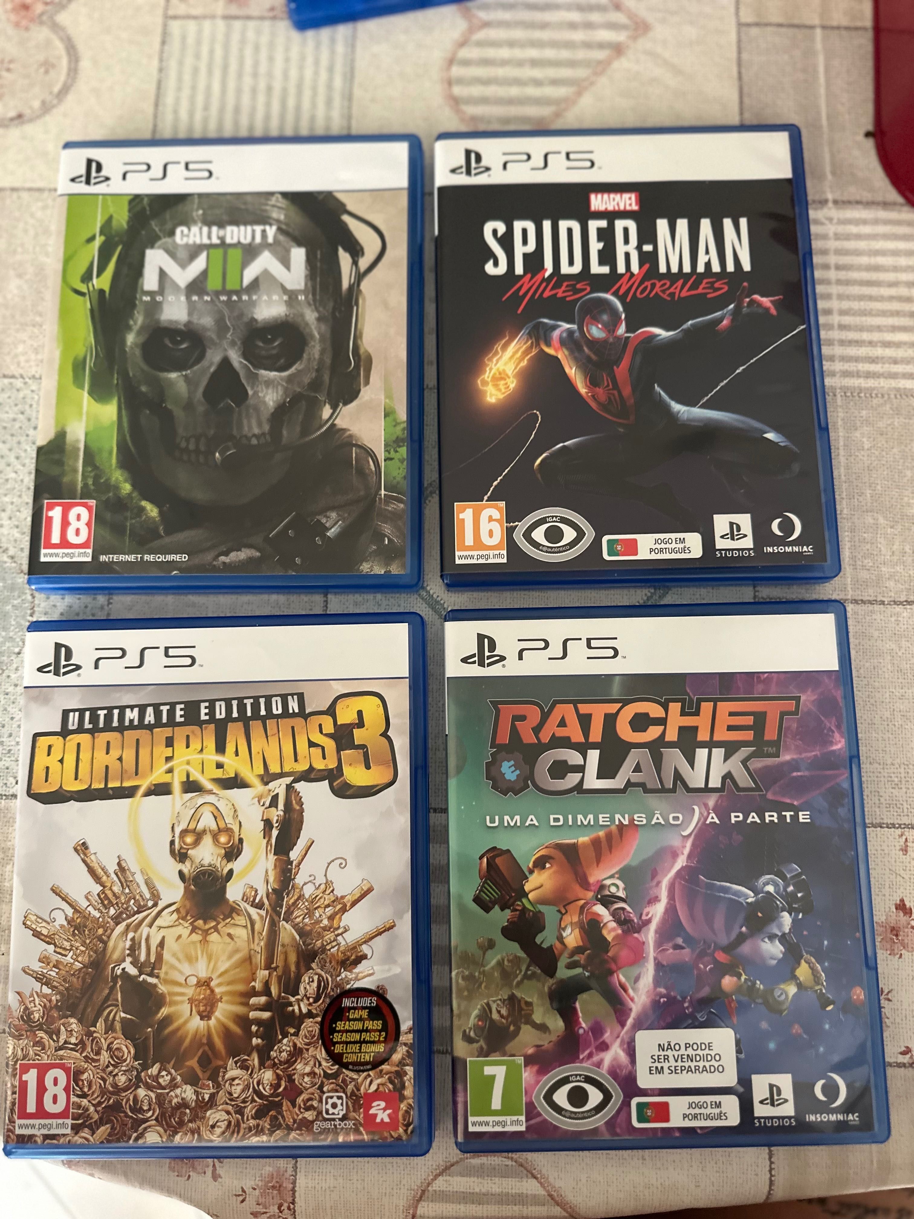 JOGOS PS5 (como novos)