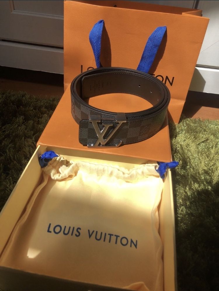 cinto louis vitton xadrez