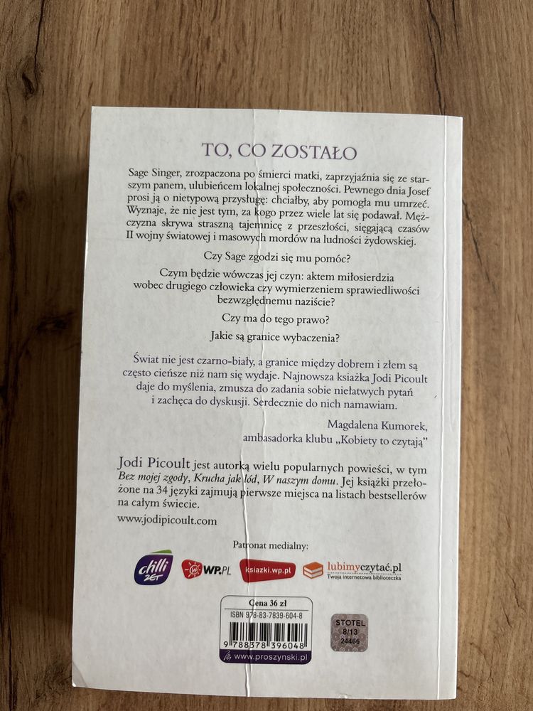 Jodi Picoult TO CO ZOSTAŁO książka
