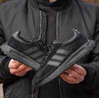 Кросівки Адідас чорні чоловічі Adidas Retropy E5 All Black демісезон