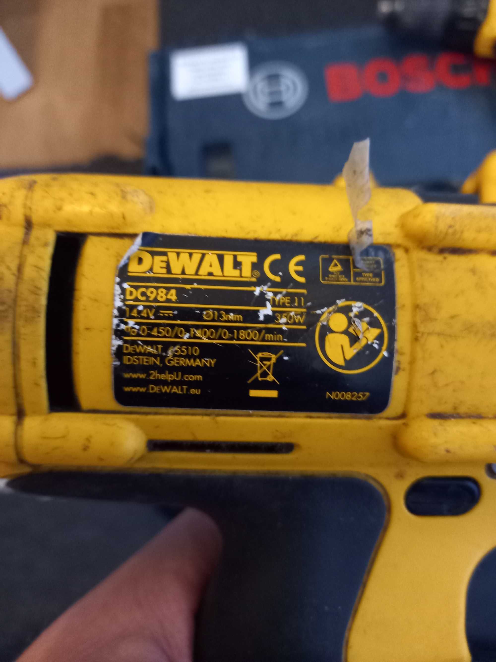 Zestaw DEWALT 2 Wkretarki DC756 DC984 bateria ladowarka