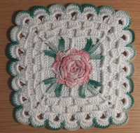 Adereço decorativo em crochet