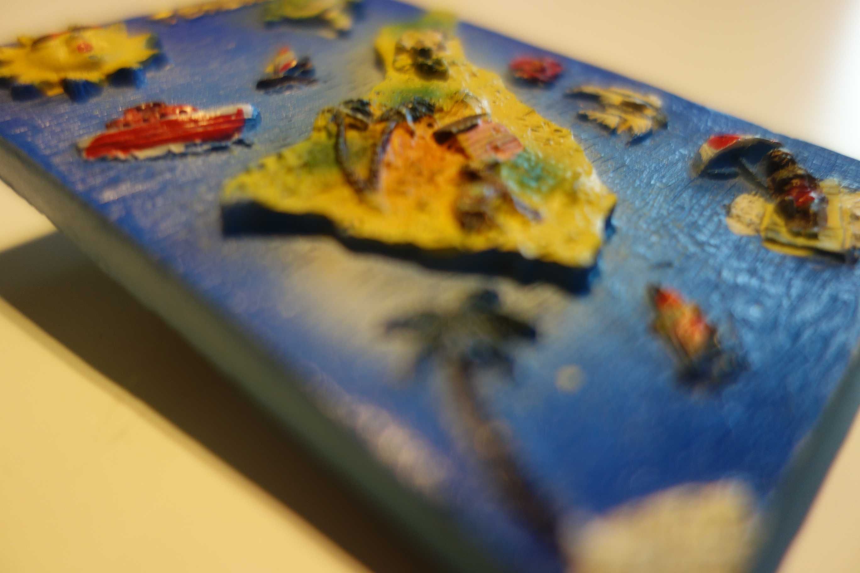 magnes na lodówkę piękny nowy kolorowy Teneryfa Tenerife