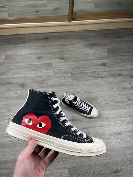 Мужские кроссвоки высокие Converce Comme des garcons Play