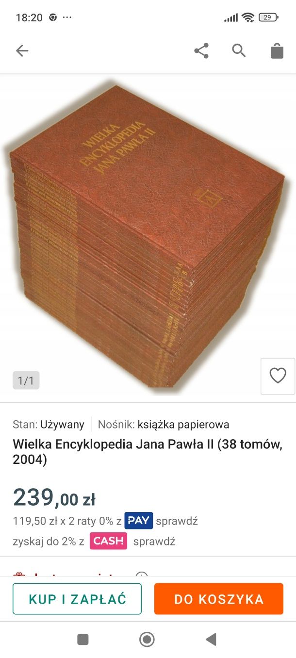 Wielka Encyklopedia Jana Pawła II 38 tomów