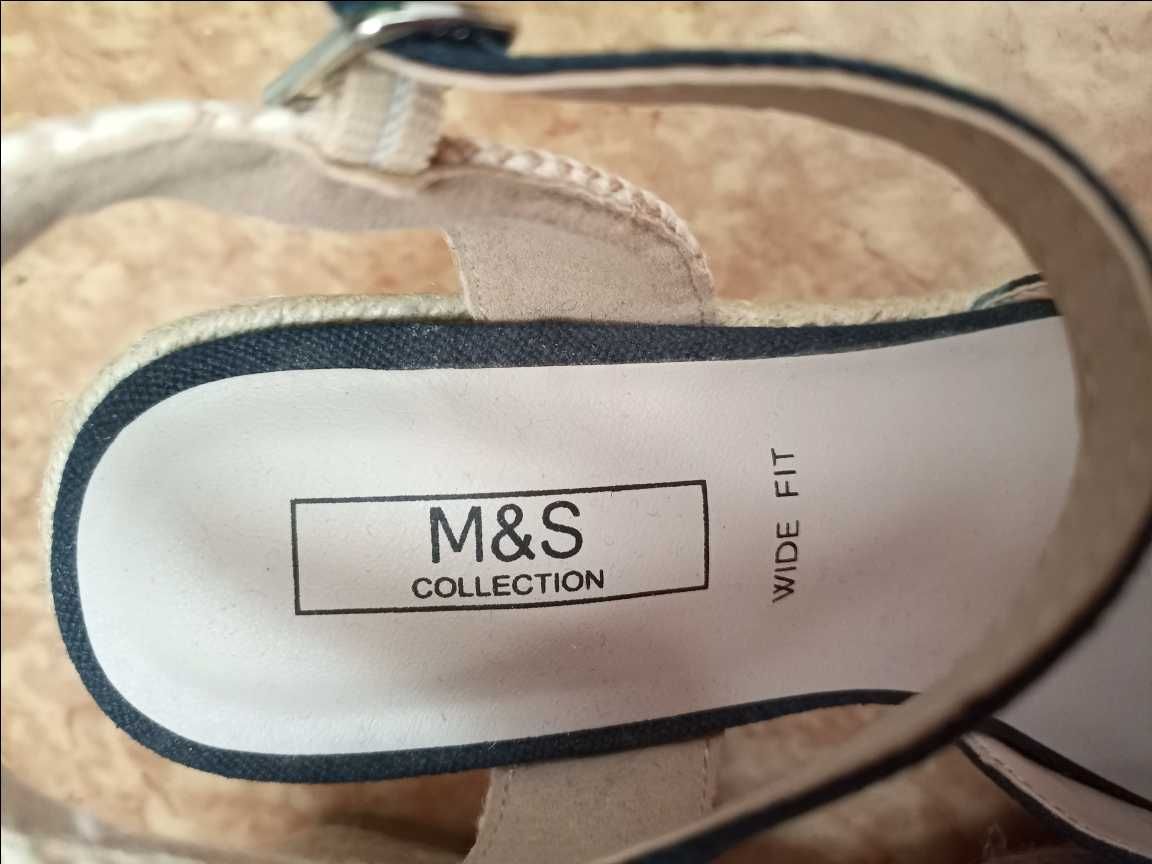Босоножки эспадрильи Marks & Spencer collection