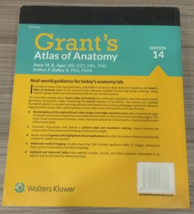 Atlas of Human Anatomy Grant's 14 (Int. Engl.) атлас анатомии человека